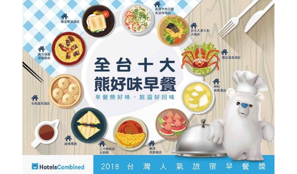 Swiio Hotel Daan 蟬聯「2018 HotelsCombined台灣人氣旅宿早餐獎」，全台最好吃10家飯店早餐！，相片 1
